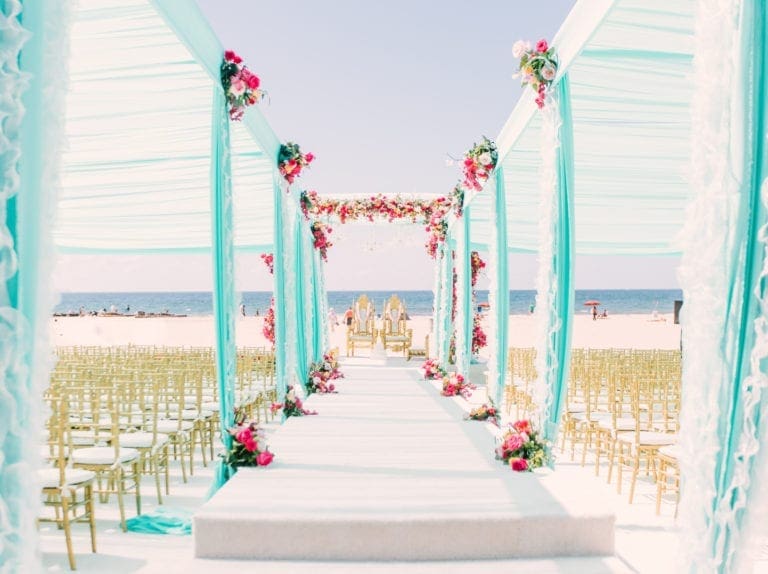 California Chic Destination Beach Wedding