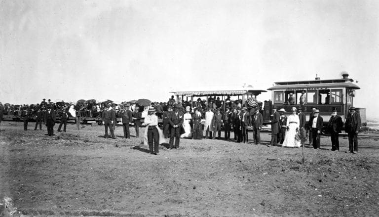 Groundbreaking ceremony 1887