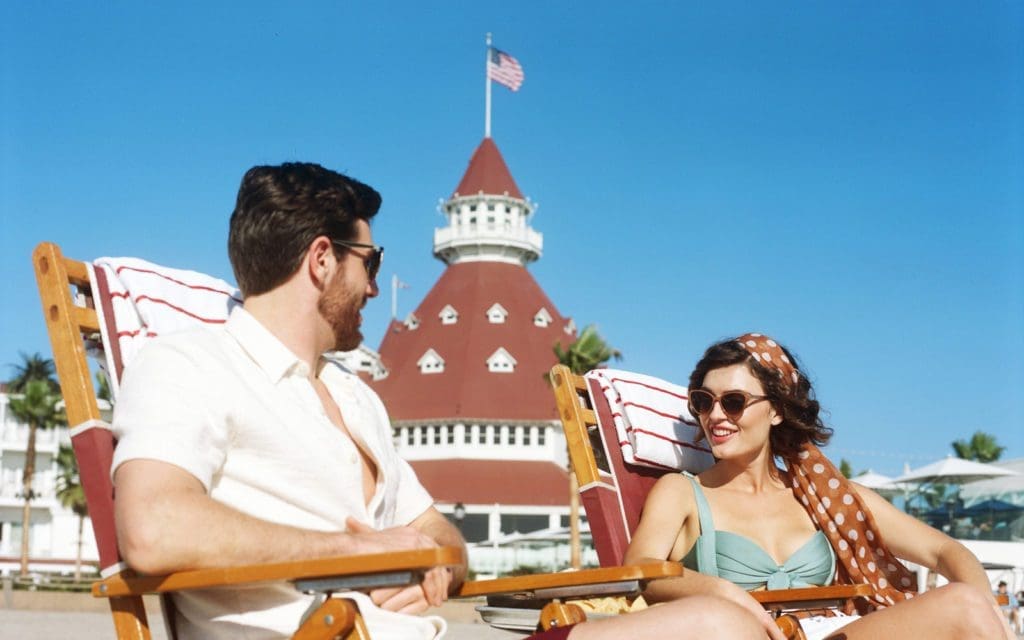 couple on beach