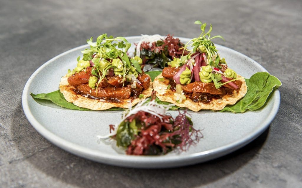 tuna tostada
