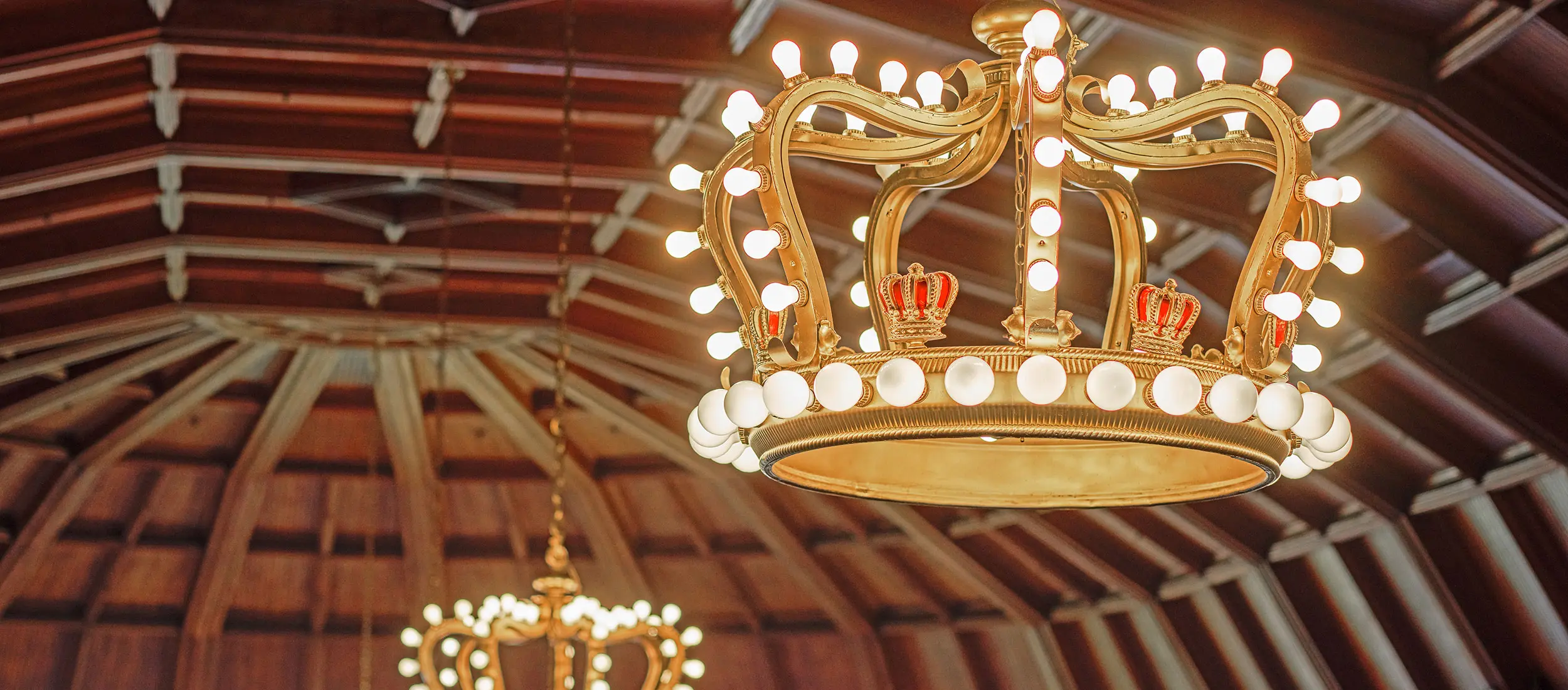 Crown chandeliers