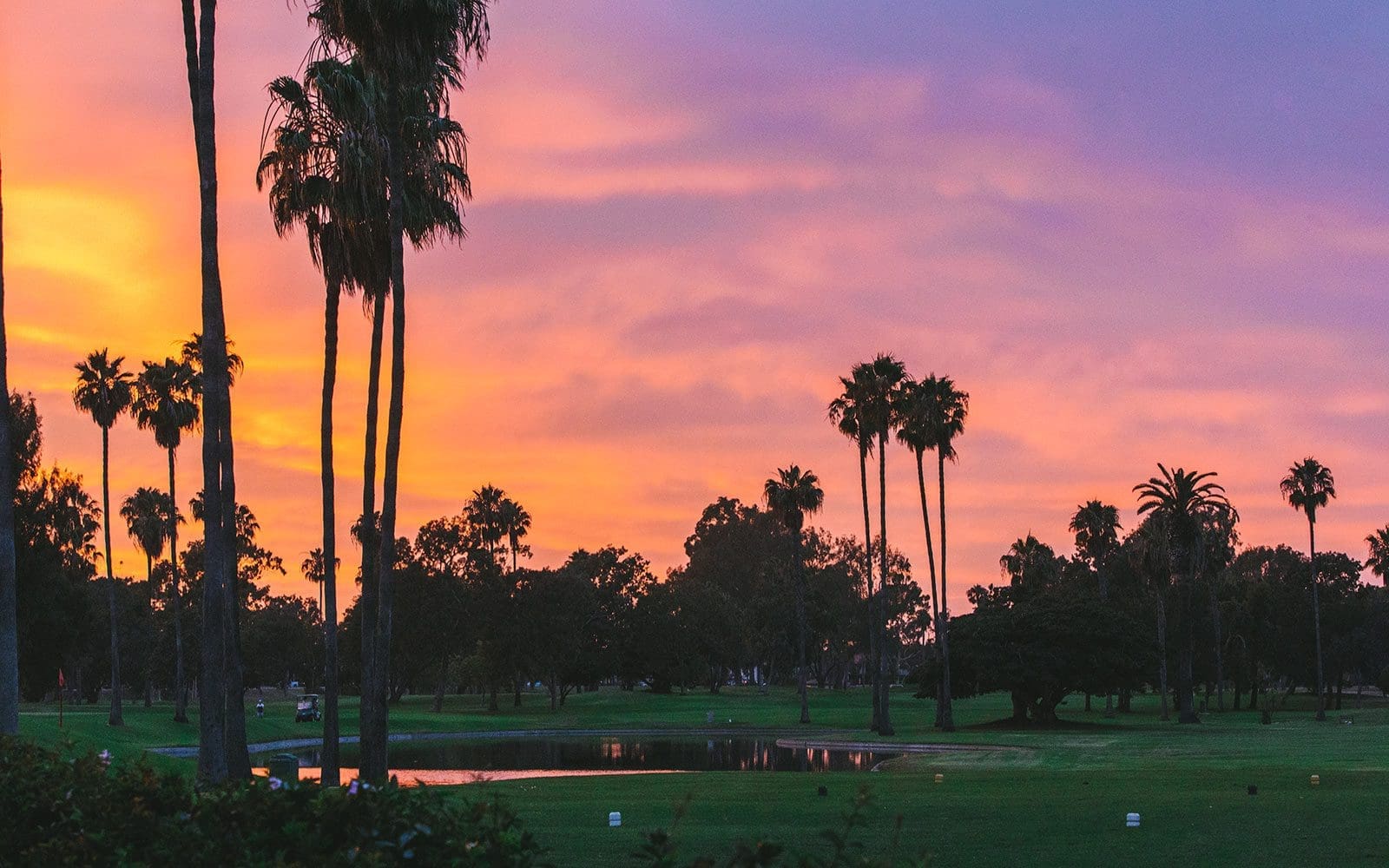 Coronado Golf Course at sunset