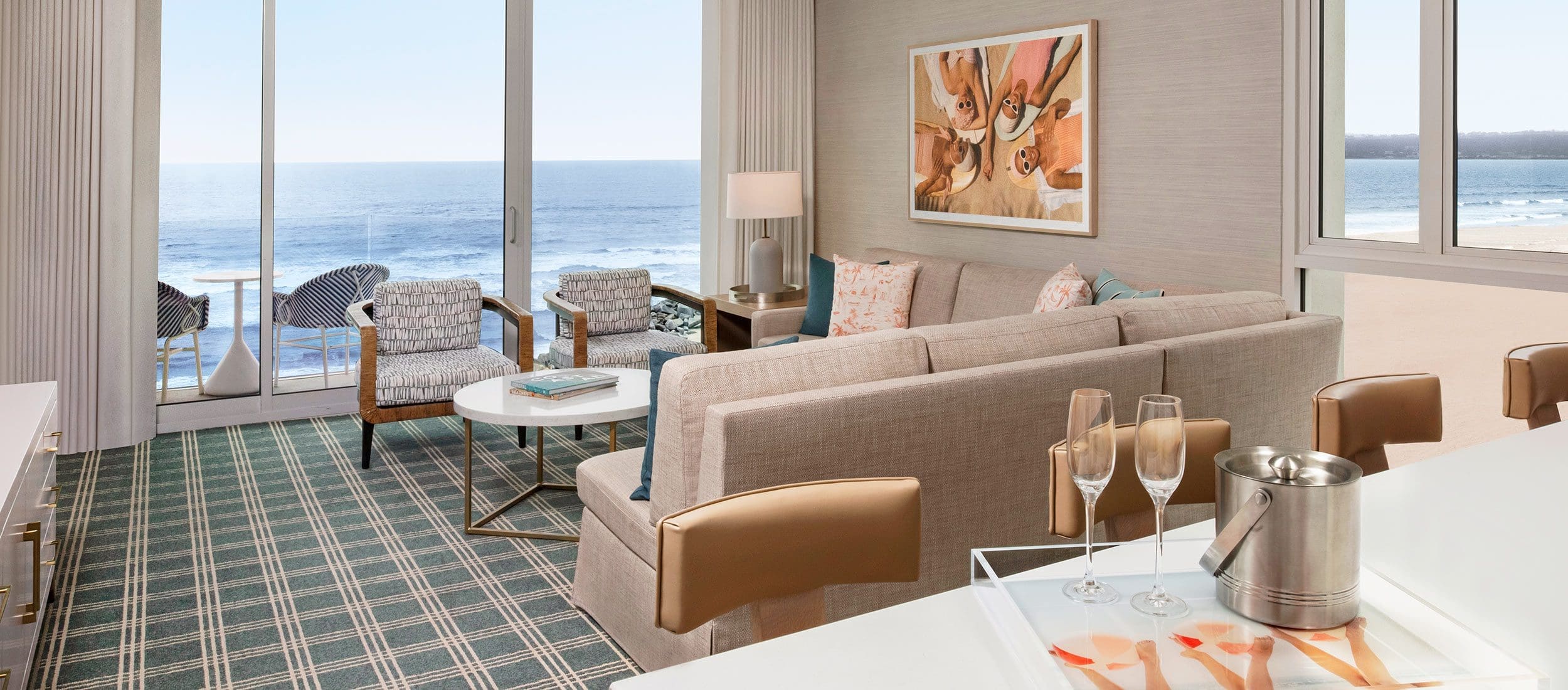Gray Malin Oceanfront Suite Living Room