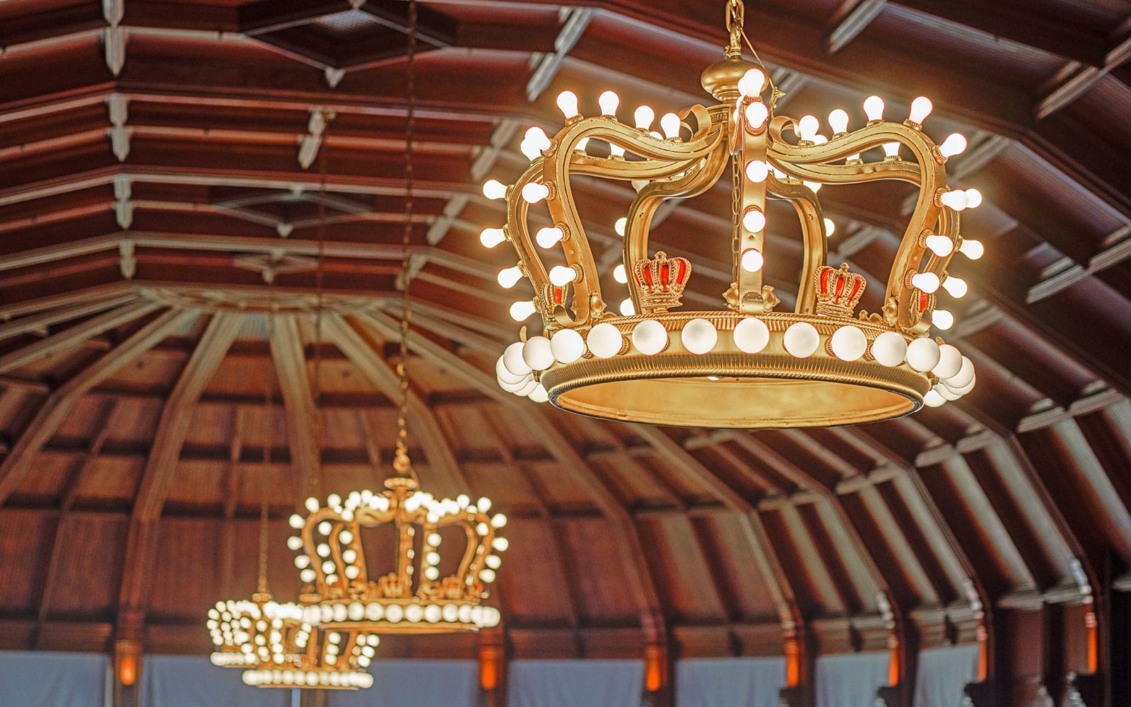 Crown chandeliers