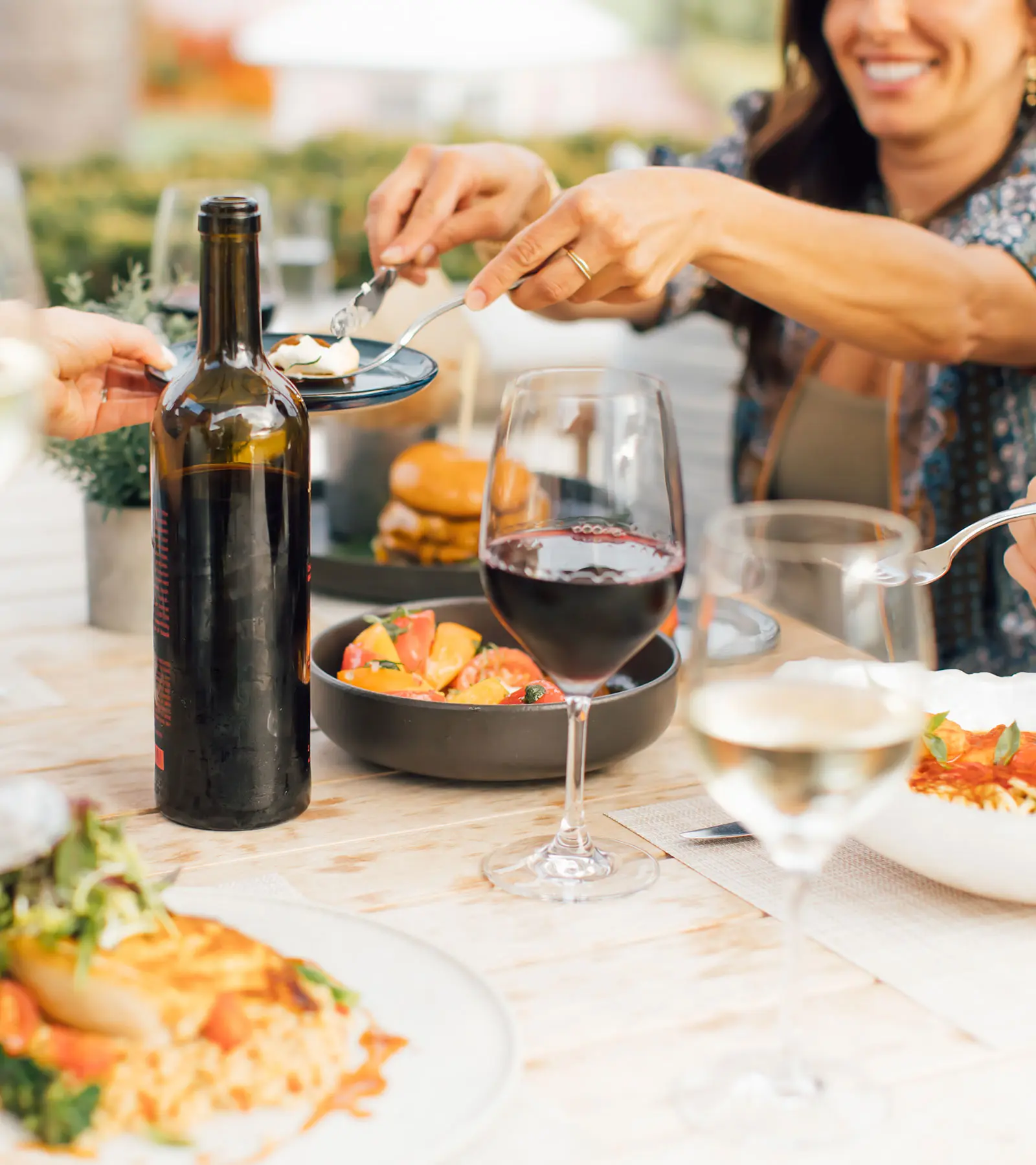 Table with food